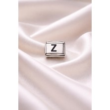Youday Accessories Nomination Bileklik Uyumlu Z Harfi Charm – Paslanmaz Çelik Harf Modül – Kişiye Özel Bileklik Aksesuarı