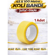 PC Premium Center 45 mm x 100 Metre Koli Bandı – 1 Adet - Şeffaf - Güçlü