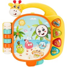 isiltikidsmoda Sesli ve Işıklı Zürafa Figürlü Müzik Kitabı