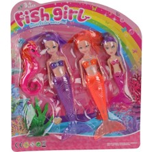 isiltikidsmoda 7799-4 Deniz Kızı Işıklı Kartela 3lü 144