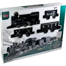 isiltikidsmoda FF-1603C-4C Işıklı ve Sesli Buharlı Tren Seti -Vrd