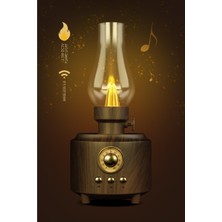 Feyza Design Nostaljik Gece Lambası, Akustik ve Retro Tarz, Şık ve Sıcak Atmosfer