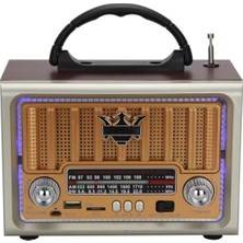 Feyza Design Taşınabilir Retro Am/fm/sw Radyo, Nostaljik Tasarım, Çok Fonksiyonlu, Şık ve Kullanışlı