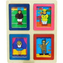 isiltikidsmoda Ahşap Resimli Zeka Oyunu