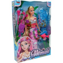 isiltikidsmoda WG-66777 Kutulu 29CM Aksesuarlı Deniz Kızı - Vardem Oyuncak