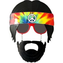 isiltikidsmoda Siyah Saçlı Bandana Tasarımlı Parti Gözlüğü 26X18 cm Nessiworld