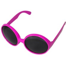 isiltikidsmoda Yuvarlak Yeşilçam 80 Li 90 Lı Yıllar Parti Gözlüğü Retro Pembe Renk