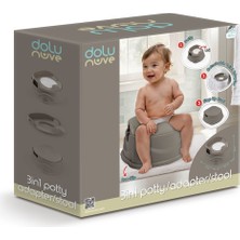 isiltikidsmoda 7184 Lazımlık Adaptör Basamak Stone Gray -Dolu Oyuncak