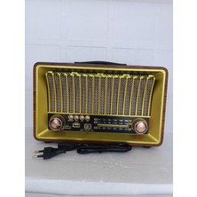 Feyza Design Klasik Radyo Bluetooth Hoparlör, Fm, Usb, Tf, Aux, Müzik Çalar