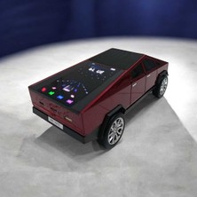 Feyza Design Tesla Cybertruck Tasarımlı Bluetooth Hoparlör, Tf Kart, Usb, Fm Desteği