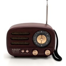 Feyza Design Nostalji Radyo Müzik Kutusu, Usb/sd/fm/bluetooth ile Yüksek Ses Kalitesi