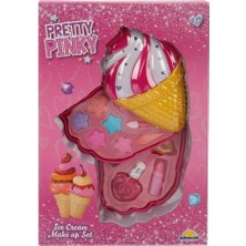 isiltikidsmoda 2595 Dondurma Şekilli 2 Katlı Makyaj Güzellik Seti