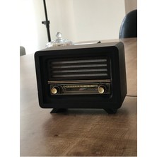 Feyza Design Nostaljik Radyo, Bluetooth, Usb, Fm, Adaptör ve Şarjlı Pil ile