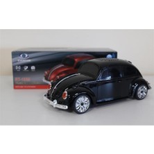 Feyza Design Antrasit Radyolu Bluetooth Fm USB Tf Aux Şarjlı Arabalı Nostaljik Radyo