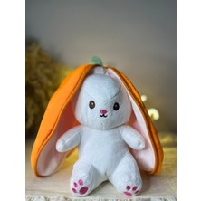 Ayis Aksesuar Havuç Kılıflı Peluş Tavşan Oyuncak