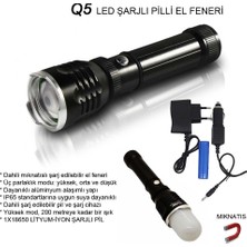 Toptan Bulurum Flaşörlü Uzun Mesafeli Şarjlı Pilli Mıknatıslı El Feneri WT282