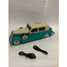Feyza Design Retro Araba Tasarımlı Taşınabilir Radyo, Şık ve Fonksiyonel Ürün