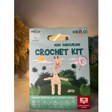 Ayis Aksesuar Amigurumi Başlangıç Seti - Jiffy Zürafa Figürlü Anahtarlık Yapım Kiti (Video Destekli)