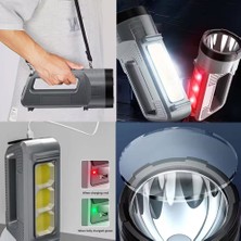 Toptan Bulurum Güçlü Şarjlı Fener Masa Lambası WT603