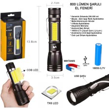 Toptan Bulurum Uzun Menzilli El Feneri Mıknatıslı WT602