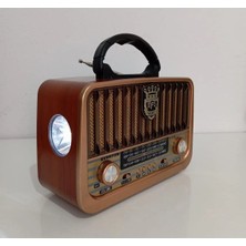 Feyza Design Şarjlı Bluetooth Radyo, Fm, Usb, Tf, Aux ile Nostaljik Tasarım