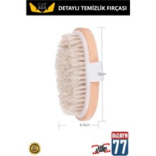 Carada Araba Detaylı Temizlik Fırçası, Dayanıklı Organik Kıl Yapısı