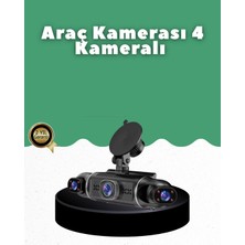 1080P 4 Kanallı Araç Kamerası Gps + Wifi + G Sensör Destekli