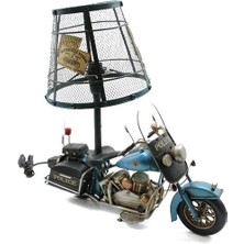 Karahanbey Dekoratif Metal Polis Motosikletli Abajur