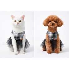 Feyza Design Sevimli Kedi ve Köpek Için Renkli Elbise, Konforlu ve Şık Tasarım