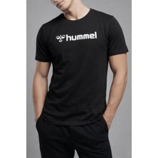 Hummel Meselan 912448-2001 Siyah Erkek T-Shirt Nefes Alabilir Kumaş ile Spor ve Günlük Kombin