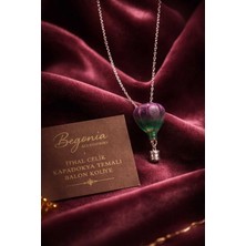 Begonia Accessories Ithal Çelik Gümüş Kaplama Kolye Zincir Set Figürlü Zirkon Taşlı Paslanmaz Kararmaz Unisex 45CM+5CM Boy - 3