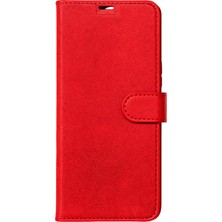 Starseven Redmi 15 5g S Kapaklı Kılıf - Kırmızı