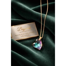 Begonia Accessories Ithal Çelik Altın Kaplama Kolye Zincir Set Figürlü Zirkon Taşlı Paslanmaz Kararmaz Unisex 45CM+5CM Boy - 19