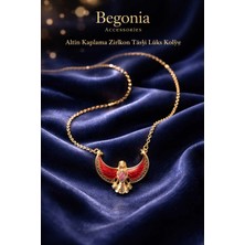 Begonia Accessories Ithal Çelik Altın Kaplama Kolye Zincir Set Figürlü Zirkon Taşlı Paslanmaz Kararmaz Unisex 45CM+5CM Boy - 27