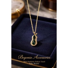 Begonia Accessories Ithal Çelik Gümüş Kaplama Kolye Zincir Set Figürlü Zirkon Taşlı Paslanmaz Kararmaz Unisex 45CM+5CM Boy - 2