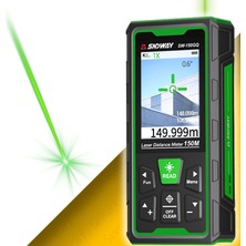 Sevgift SW-150GQ Yeşil Lazerli 150 Metre Kameralı Lazermetre | Şarjlı ve IP68 Korumalı