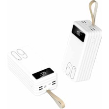 Powerbank 60.000 Mah Taşınabilir Şarj Hızlı El Fenerli Dijital Göstergeli