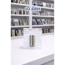 Starflare 5x5 mm Neodyum Mıknatıs Ndfeb–yüksek Çekim Gücü – N35 Endüstriyel Kalite Nikel Kaplama – 10’lu 20'li 40'lı ve 100'LÜ Paket Seçenekleri