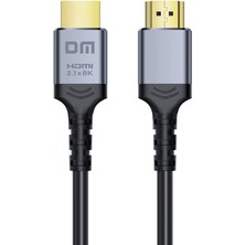 Dm HI001S 8K/60Hz 4K/144Hz HDMI 2.1 Hdr Görüntü ve Ses Aktarım Kablosu 1.5 Metre