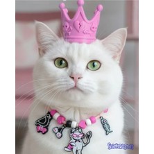 Feyza Design Mini Lila Evcil Hayvan Taç, Şık ve Rahat Aksesuar