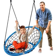 Hype Store Serenelife Web Sandalyesi Salıncak, 90 cm Asma Fileli Koltuk, Ağaç ve Iç Mekan/dış Mekan Için Tüm Se