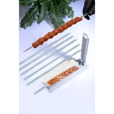 Rotanev 2 Adet Şiş ve Adana Urfa Kebap Kalıbı Aparatı Pratik Hızlı Kebap Makinesi