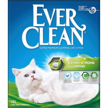 Clean Extra Strong Kokulu Kedi Kumu, Ekstra Güçlü Topaklanma Formülü, 10 L