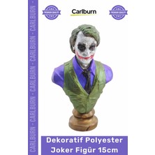 Carlburn #joker Handmade Karizmatik Detaylı Kaliteli Koleksiyon Modern Dekoratif Polyester Joker Figür 15CM