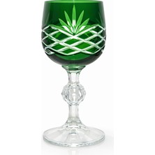 Renkli Ayaklı Kristal Desenli Cam Bardak Su ve Kahve Yanı – Sudedi Home