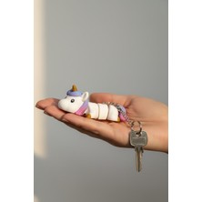 Pazarois Unicorn Figürlü Hareketli Anahtarlık