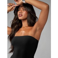 Nidam Butik Kadın Straplez Mini Elbise