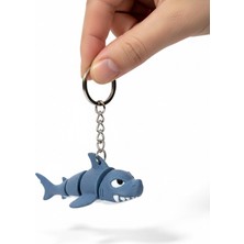 Pazarois Köpek Balığı Figürlü Hareketli Anahtarlık