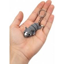 Pazarois Gergedan Figürlü Hareketli Anahtarlık