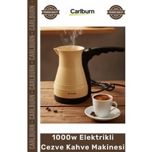 Carlburn #premium Pratik Hızlı Güçlü 1000W Türk Kahvesi Dayanıklı Kompakt Elektrikli Cezve Kahve Makinesi